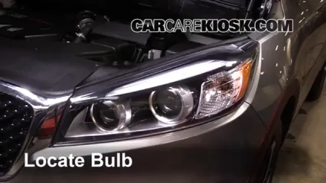 2017 Kia Sorento EX 2.0L 4 Cyl. Turbo Éclairage Feu de jour (remplacer l'ampoule)